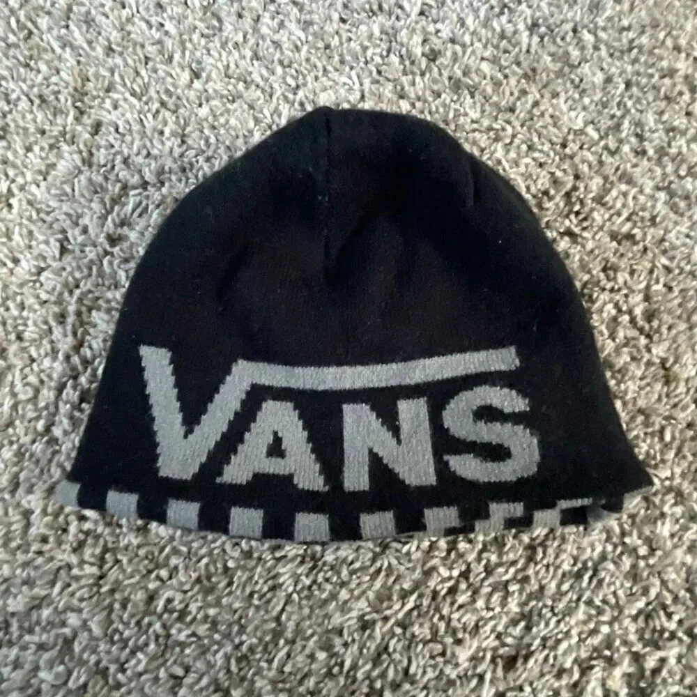Kids vans beanie reversible hat